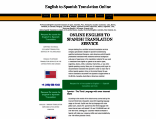 spanish-translations.net screenshot