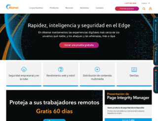 spanish.akamai.com screenshot
