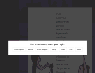 spanish.curves.com screenshot