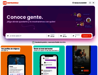spanish.hostelworld.com screenshot