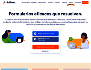 spanish.jotform.com screenshot