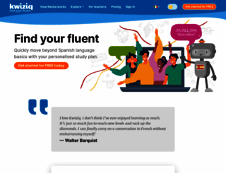 spanish.kwiziq.com screenshot
