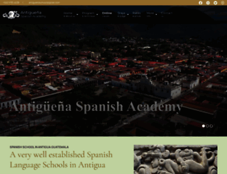 spanishacademyantiguena.com screenshot