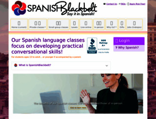 spanishblackbelt.com screenshot