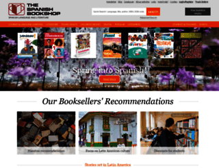 spanishbookshop.co.uk screenshot