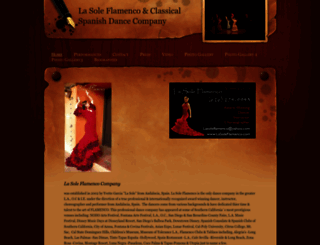 spanishflamencodance.com screenshot