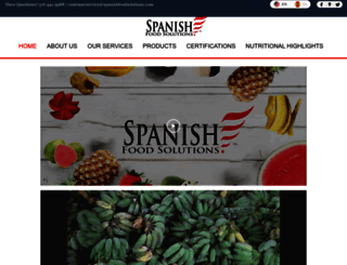 spanishfoodsolutions.com screenshot
