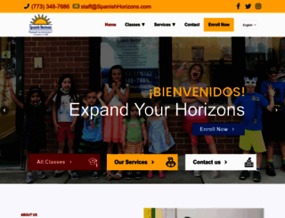 spanishhorizons.com screenshot
