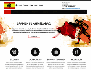 spanishhouseahmedabad.com screenshot