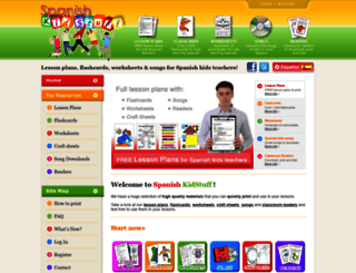 spanishkidstuff.com screenshot