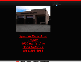 spanishriverautorepair.com screenshot