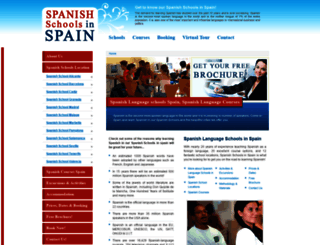 spanishschoolsinspain.com screenshot
