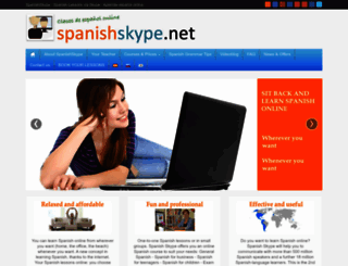 spanishskype.net screenshot