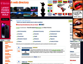 spanishwebdirectory.com screenshot