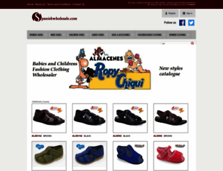 spanishwholesale.com screenshot