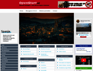 spanje.openstart.nl screenshot