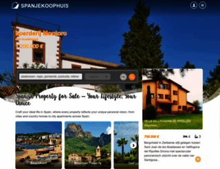 spanjekoophuis.nl screenshot