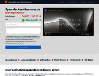 spanndecken-hannover.de screenshot