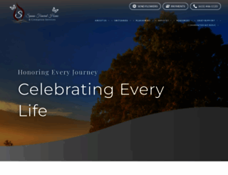 spannfuneralhome.com screenshot