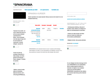 spanorama.se screenshot
