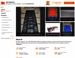 spansurgical.co.in screenshot