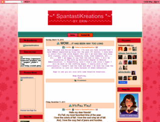 spantastikreations.blogspot.com screenshot