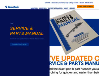spantechconveyors.com screenshot