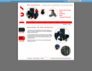spaplastics.com screenshot