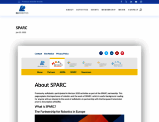 sparc-robotics.eu screenshot
