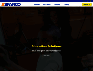sparco.com screenshot