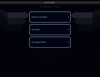 sparepartsgermany.de screenshot