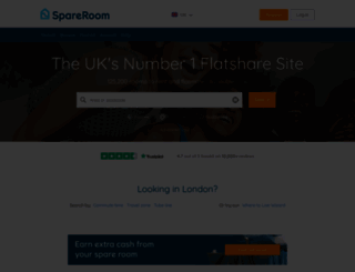 spareroom.co.uk screenshot