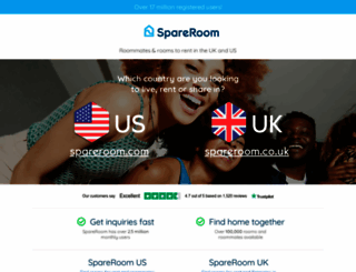 spareroom.com screenshot