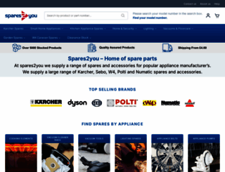 spares2you.co.uk screenshot