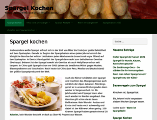 spargel-kochen.com screenshot