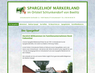 spargelhof-maerkerland.de screenshot