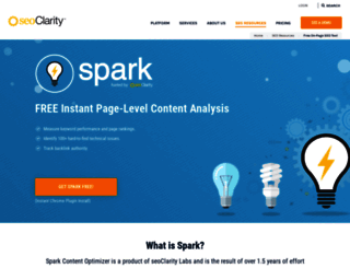 spark.seoclarity.net screenshot