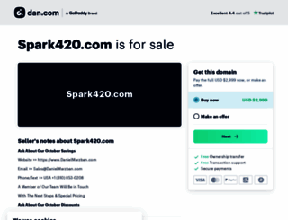 spark420.com screenshot