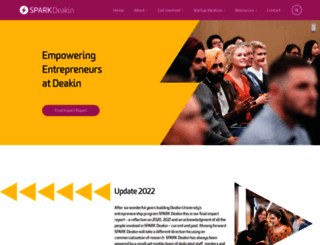sparkdeakin.com screenshot