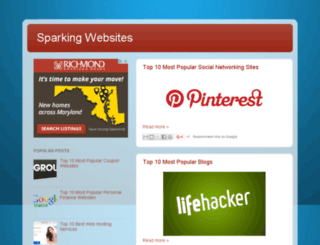 sparkingwebsites.com screenshot