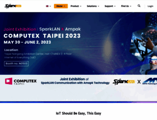 sparklan.com screenshot