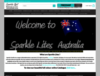 sparklelites.com.au screenshot