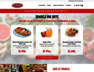 sparklemarkets.com screenshot