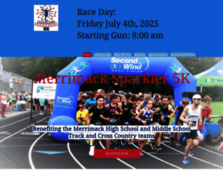sparkler5k.com screenshot
