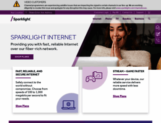 sparklight.net screenshot