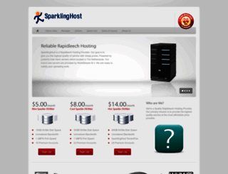 sparklinghost.com screenshot