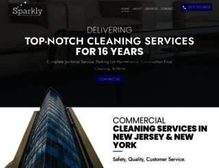 sparklycleaningservices.com screenshot