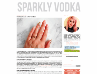 sparklyvodka.com screenshot