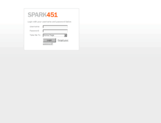 sparkmail.drewadmission.org screenshot