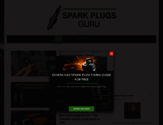 sparkplugsguru.com screenshot